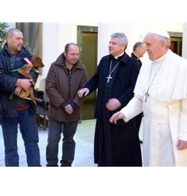 O Papa leva seus convidados ao circo